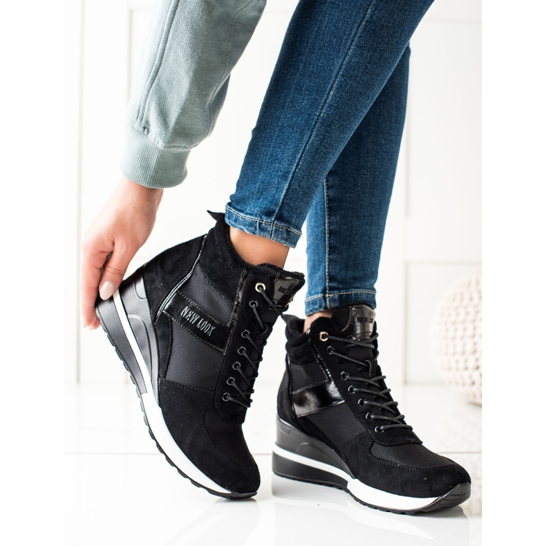 W. Potocki Adidași pe pană Potocki negru 1