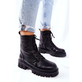 Muncitori calzi din piele cu rinichi Big Star II274430 Negru 1