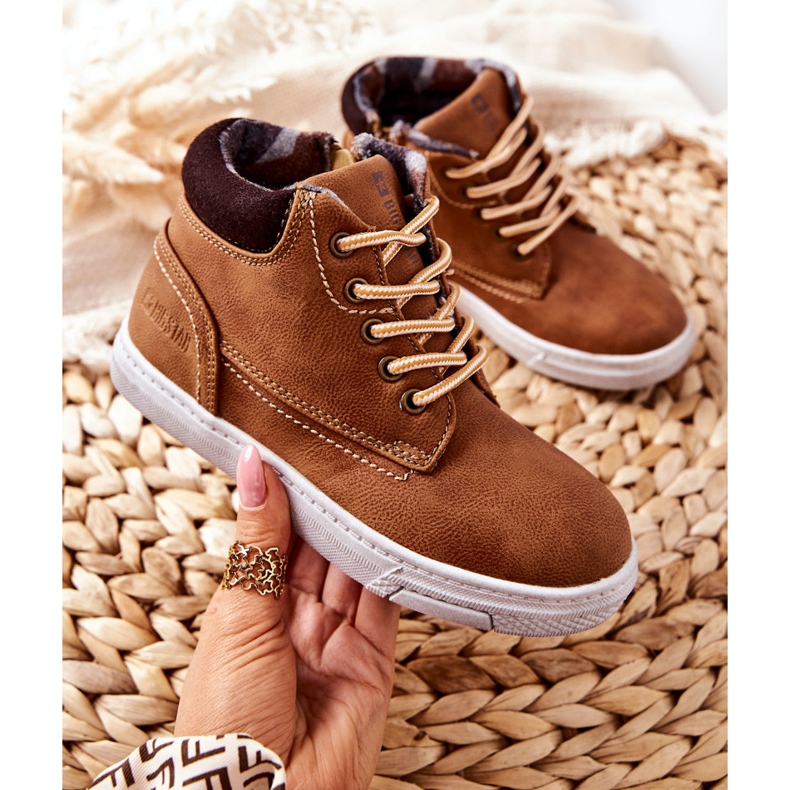 Încălțăminte sport izolată pentru copii Big Star BB374131BS Camel maro 2