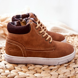 Încălțăminte sport izolată pentru copii Big Star BB374131BS Camel maro 1