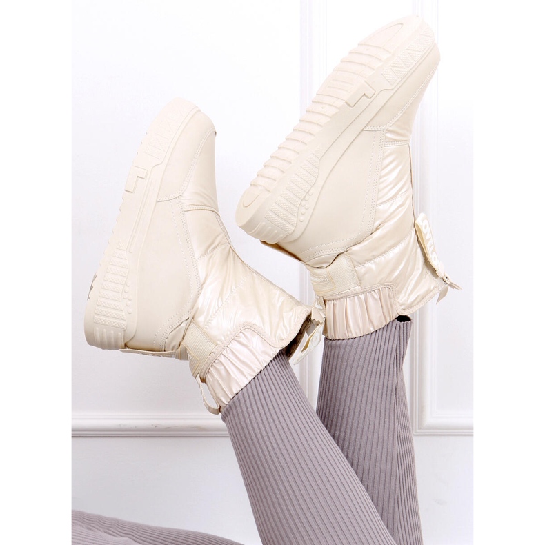 Cizme de zăpadă Lea Beige pentru femei bej 2