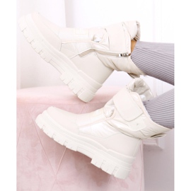 Cizme de zăpadă pentru femei Elza Beige bej 1