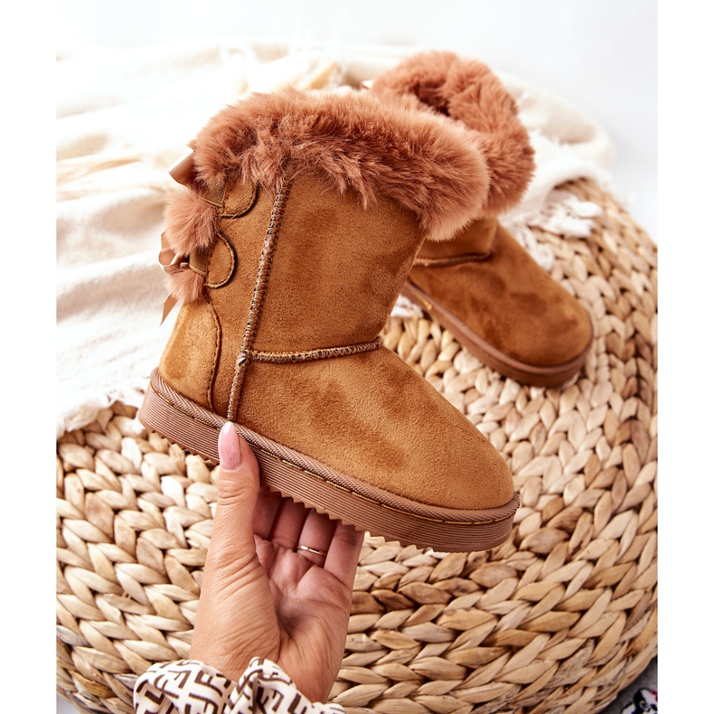FR1 Cizme calde pentru copii cu arcuri Cizme de zăpadă funky kaki maro 2 FR1 Cizme calde pentru copii cu arcuri Cizme de zăpadă funky kaki maro 2