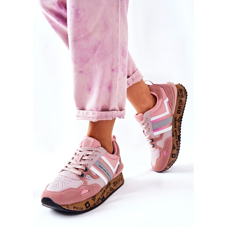 Încălțăminte sport de damă Big Star II274298 Roz 1