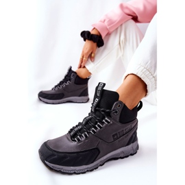 Pantofi de trekking Big Star II274454 Negru 2