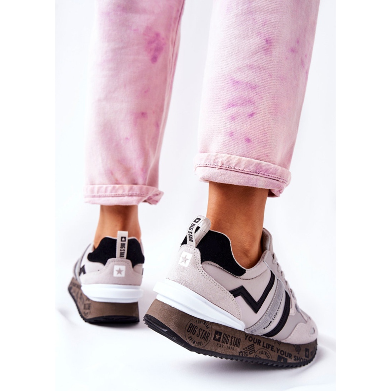 Încălțăminte sport pentru femei Big Star II274297 Gri 1