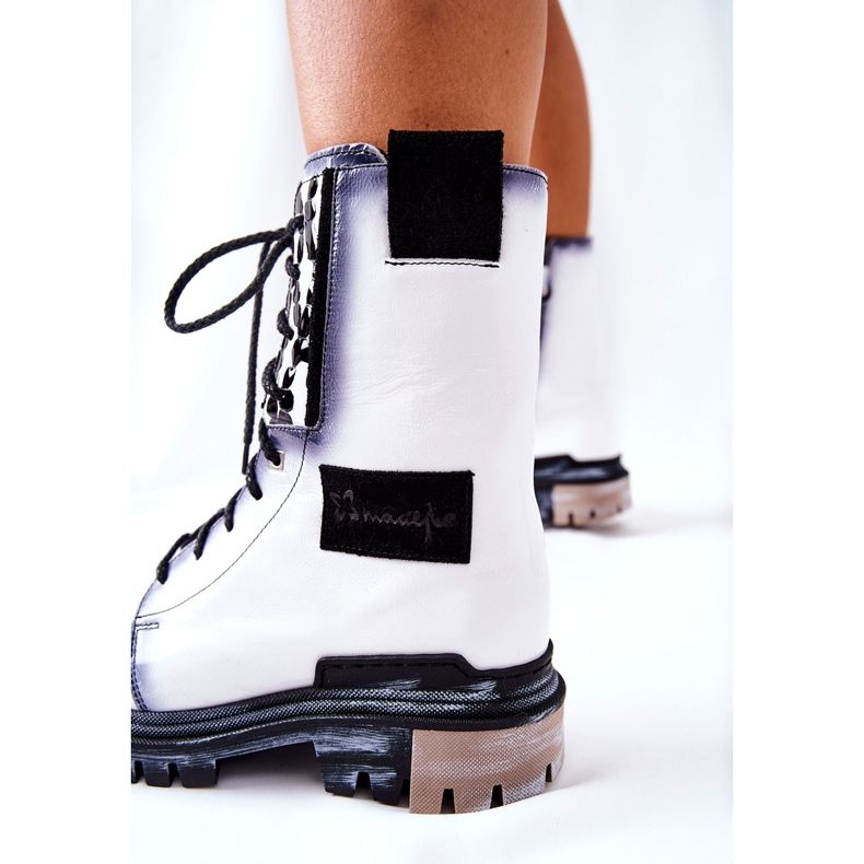 Ghete din piele Cizme calde Maciejka Alb 05113-11 negru 1 Ghete din piele Cizme calde Maciejka Alb 05113-11 negru 1