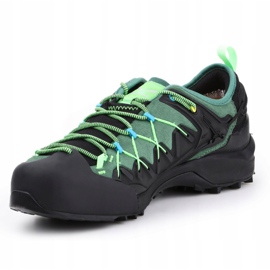 Pantofi de trekking Salewa Ms Wildfire Edge Gtx M 61375-5949 negru verde 2 Pantofi de trekking Salewa Ms Wildfire Edge Gtx M 61375-5949 negru verde 2