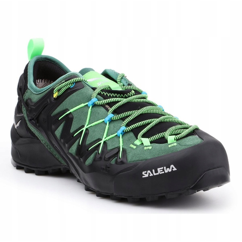 Pantofi de trekking Salewa Ms Wildfire Edge Gtx M 61375-5949 negru verde 3 Pantofi de trekking Salewa Ms Wildfire Edge Gtx M 61375-5949 negru verde 3