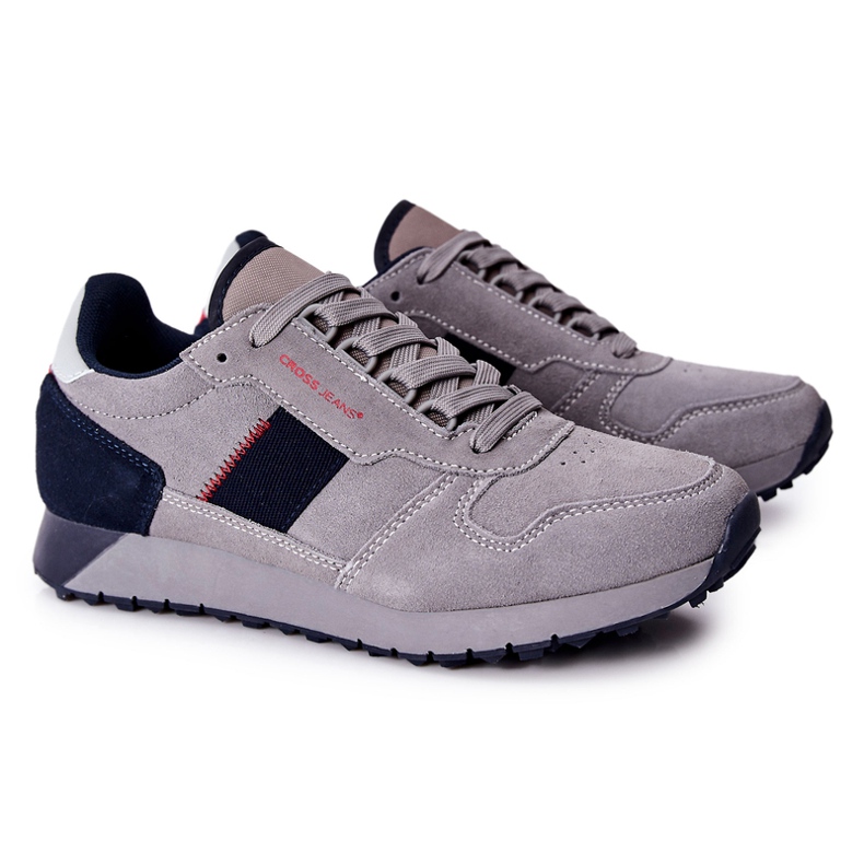Pantofi sport bărbați Cross Jeans Grey II1R4008C gri 1