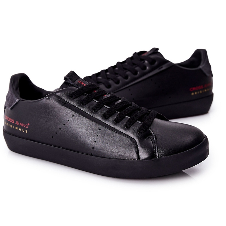 Tenisi bărbați Cross Jeans Black II1R4013C negru 2