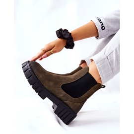 Cizme Lucrători Trappere calde Sergio Leone TR761 Verde 2 Cizme Lucrători Trappere calde Sergio Leone TR761 Verde 2