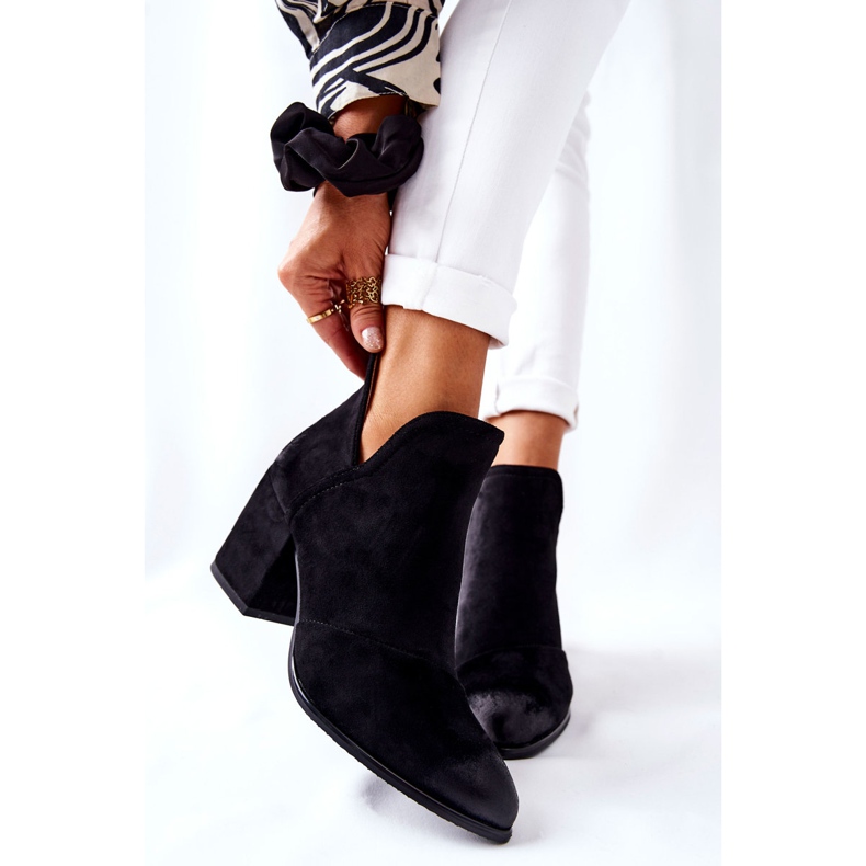 POTOCKI Cizme clasice cu fermoar negru Veriane 1