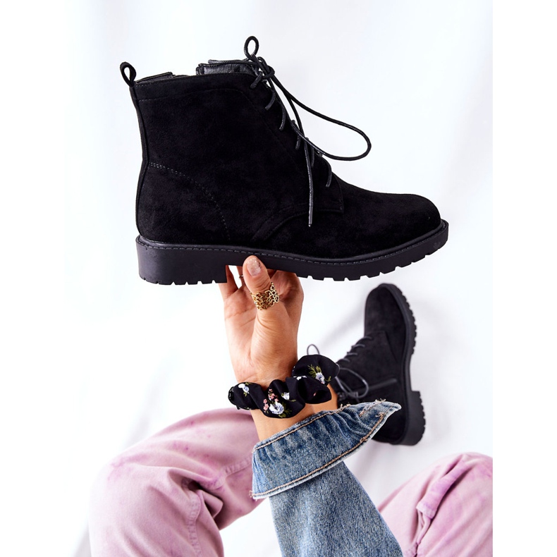 PH1 Cizme clasice negre Melome legate negru 1