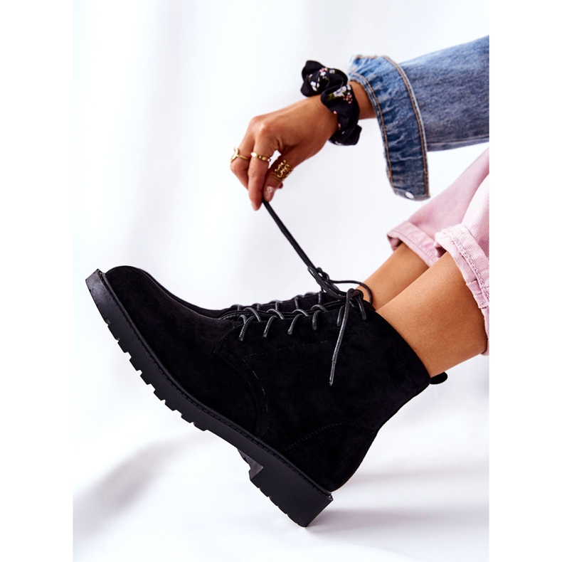 PH1 Cizme clasice negre Melome legate negru 2