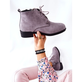 PH1 Cizme calde de culoare gri Malitea cu fermoar 1 PH1 Cizme calde de culoare gri Malitea cu fermoar 1