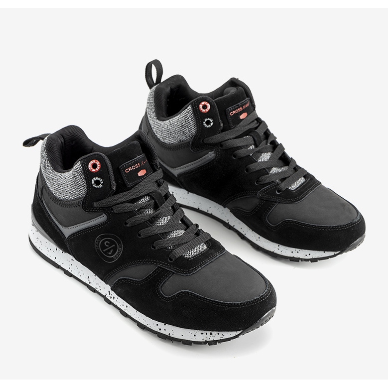 Adidași negri pentru bărbați Cross Jeans Merle negru 1