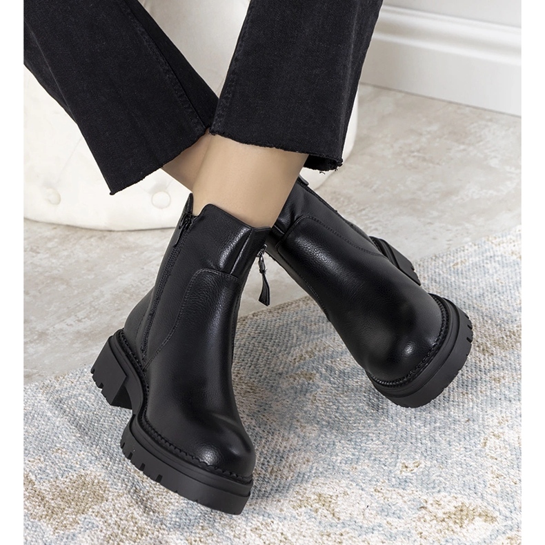 Cizme de damă negre Victorine negru 1