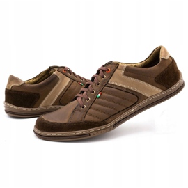 Pantofi bărbați din piele Olivier 236GT maro 5