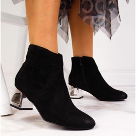 Cizme cu toc decorativ T.Sokolski W SCA144A negru 1