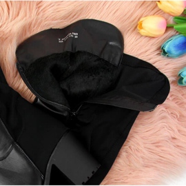 Cizme calde cu stretch T.Sokolski W SCA146 negru 1