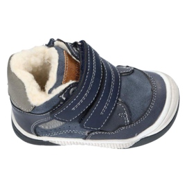 Cizme Sportowe cu Velcro American Club XD17 / 21 Albastru marin 2