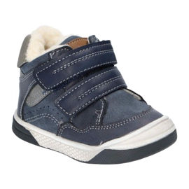 Cizme Sportowe cu Velcro American Club XD17 / 21 Albastru marin 1