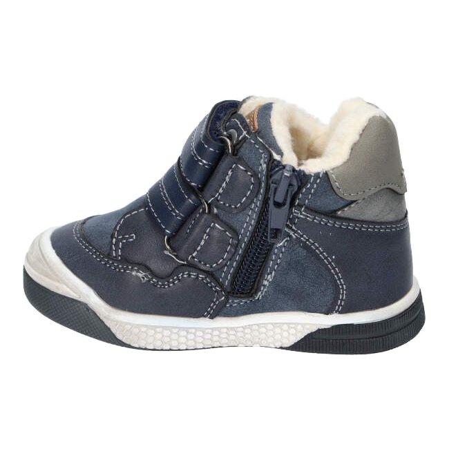 Cizme Sportowe cu Velcro American Club XD17 / 21 Albastru marin 3