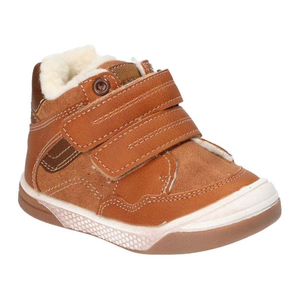 Cizme Sportowe cu Velcro American Club XD17 / 21 Camel maro galben 3