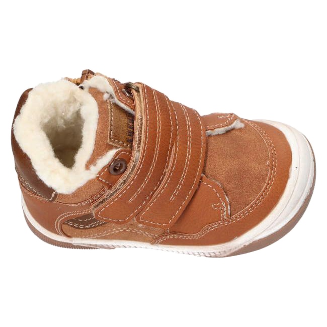 Cizme Sportowe cu Velcro American Club XD17 / 21 Camel maro galben 1