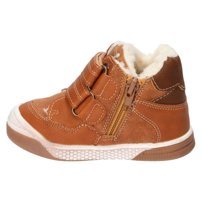 Cizme Sportowe cu Velcro American Club XD17 / 21 Camel maro galben 2