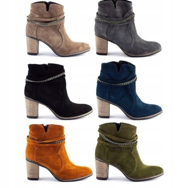 Olivier Cizme izolate pentru femei cu lanț gri 2