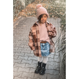 FR1 Cizme pentru copii Lanț negru cald Hinea 2