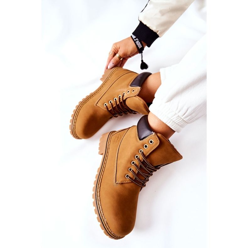 PH1 Trappers pentru femei Warm Dark Beige Crush maro maro 1