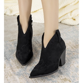 Cizme de cowboy pentru femei negre negru 1