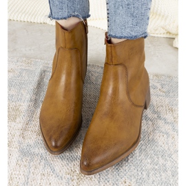 Cizme de cămilă pentru femei, cizme de cowboy Hortense maro 1