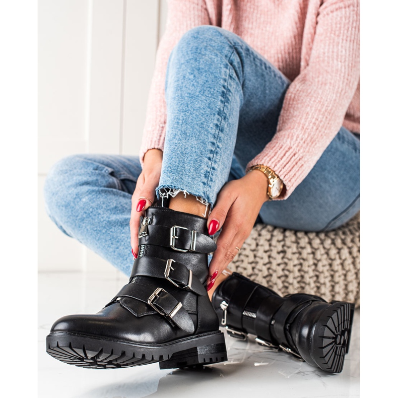 Sixth Sense Muncitori negri cu catarame negru 2