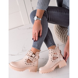 Bestelle Muncitori la modă cu pietre de stras bej 1