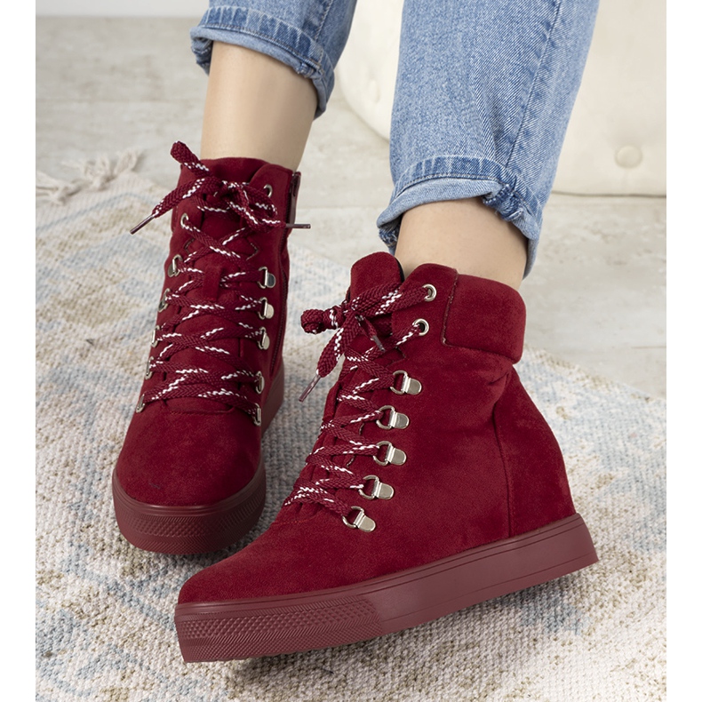 Adidași de iarnă Carmona claret 2