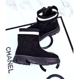 Apawwa Ghete pentru copii negri calzi Pinko negru 2