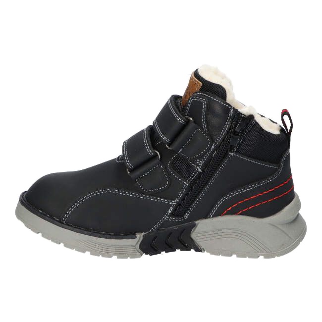 American Club XD18 / 21 Pantofi sport negri cu blană negru 2