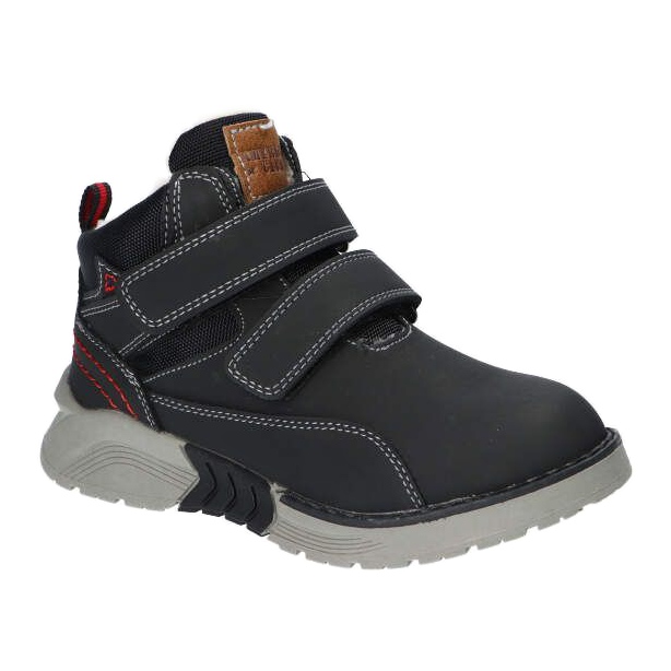 American Club XD18 / 21 Pantofi sport negri cu blană negru 3