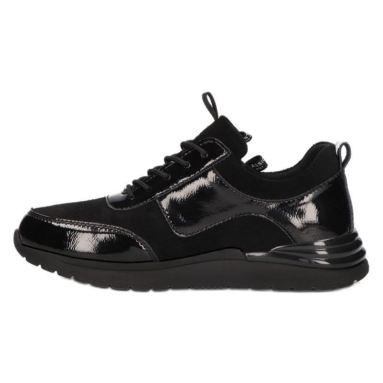 Adidași din piele Filippo DP3149 / 21 BK negru 1