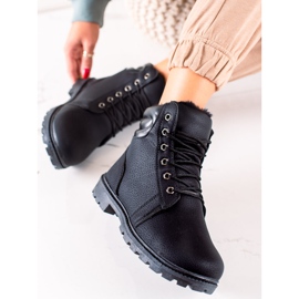 TRENDI Trappers negri cu încălzire negru 2 TRENDI Trappers negri cu încălzire negru 2