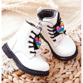 PE1 Cizme lăcuite încălzite cu lână albă Anlon 1 PE1 Cizme lăcuite încălzite cu lână albă Anlon 1