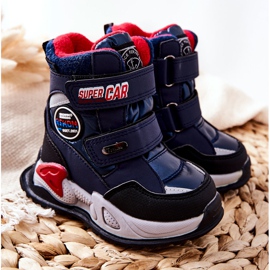 PJ2 Cizme calde pentru zăpadă Cizme cu velcro albastru marin Rizie 1 PJ2 Cizme calde pentru zăpadă Cizme cu velcro albastru marin Rizie 1
