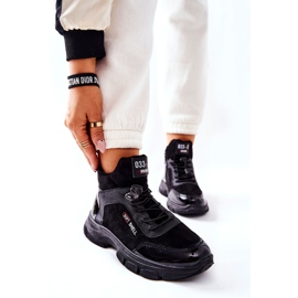 PH1 Încălțăminte sport din piele caldă, cu merit negru 1