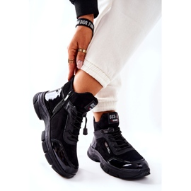 PH1 Încălțăminte sport din piele caldă, cu merit negru 2