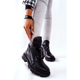 Cizme încălzite cu blană Sergio Leone negru TR740 1 Cizme încălzite cu blană Sergio Leone negru TR740 1