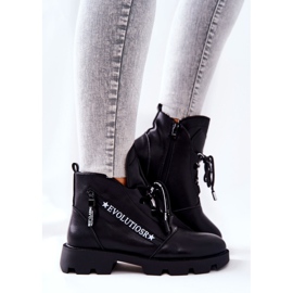 Cizme încălzite cu blană Sergio Leone negru TR740 2 Cizme încălzite cu blană Sergio Leone negru TR740 2